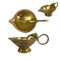 Elephant Brass Diya Deepam Vilakku Samai Oil Lamp Home Pooja Room Diwali Decorations Mandir Temple Akhand Diya Indian Traditional Hindu Puja Religious Deepawali Return Gift Item